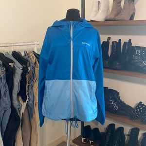NWT Columbia Windbreaker Jacket in Blue Size L
